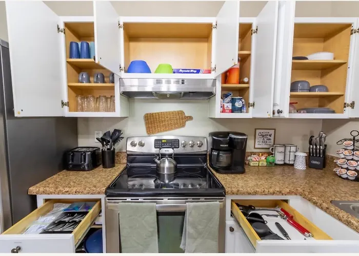 22 Min To Beach-2 Bd Room-self Check In -sleep 6-bbq-wd Apartment