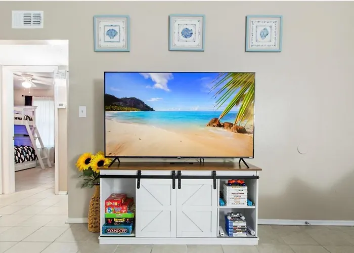 Apartment 22 Min To Beach-2 Bd Room-self Check In -sleep 6-bbq-wd *